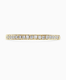 18ct Yellow Gold 0.10ct Diamond 1.9mm Ring