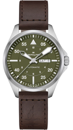 Hamilton Watch Khaki Aviation Pilot Day Date Auto H64635560