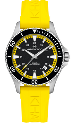 Hamilton Watch Khaki Navy Scuba Auto Acid Yellow H82395332