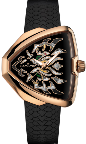 Hamilton Watch Ventura Elvis80 Skeleton Dragon H24525332