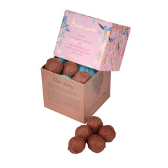 Holdsworth Handmade Chocolates Marc De Champagne Pink Cube 100g