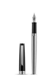 Montegrappa Armonia Duetto Fountain Pen Steel Black  Medium