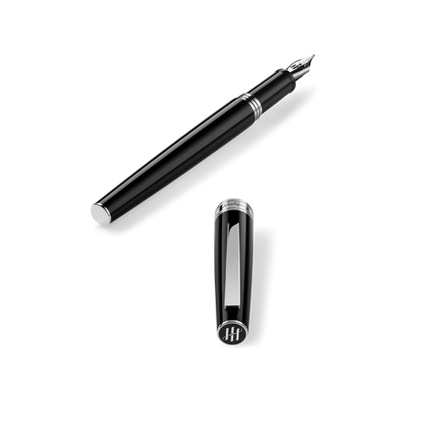 Montegrappa Armonia Fountain Pen Steel Black Medium