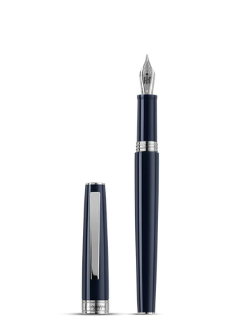 Montegrappa Armonia Fountain Pen Steel Dark Blue Medium