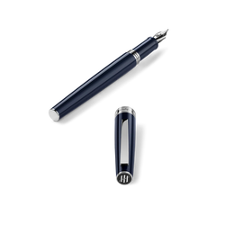 Montegrappa Armonia Fountain Pen Steel Dark Blue Medium