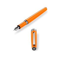 Montegrappa Armonia Fountain Pen Steel Orange Medium