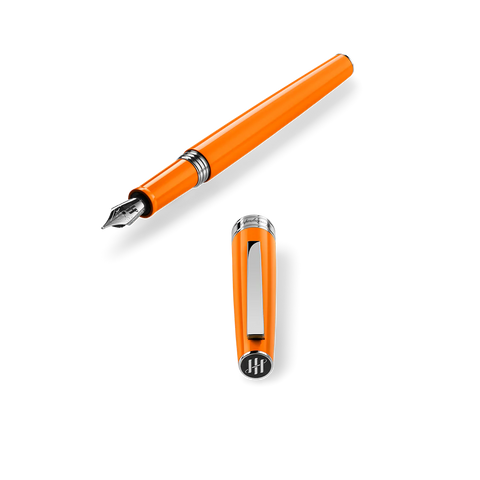 Montegrappa Armonia Fountain Pen Steel Orange Medium