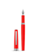 Montegrappa Armonia Fountain Pen Steel Scarlet Medium