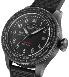 IWC Watch Pilots Timezoner Top Gun Ceratanium IW395505