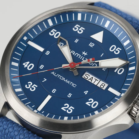 Hamilton KHAKI AVIATION PILOT - AIR-GLACIERS EDITION H64655941