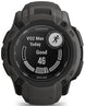Garmin smartwatch with display showing 'VO2 Max Today Good 46'