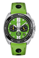Junghans 1972 Chronoscope Sports Edition Green with stainless steel case