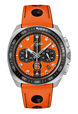 Junghans 1972 Chronoscope Sports Edition Orange with stainless steel case