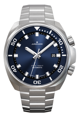 Junghans Aquaris Blue with stainless steel case