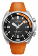 Junghans Aquaris Diver Orange with black dial, stainless steel case