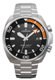 Junghans Aquaris Diver Orange with black dial, stainless steel case