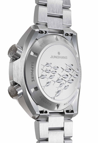 Junghans Aquaris Diver Green with black dial, stainless steel case
