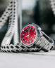 Junghans Aquaris Red with stainless steel case