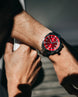Junghans Aquaris Red with stainless steel case