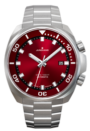 Junghans Aquaris Red with stainless steel case