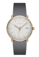 Junghans Max Bill Quartz Grey with white dial, stainless steel case