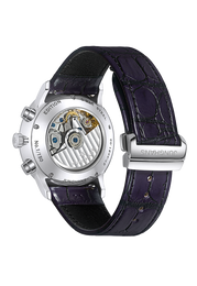 Junghans Meister Chronoscope Edition Purple with stainless steel case