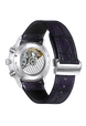 Junghans Meister Chronoscope Edition Purple with stainless steel case