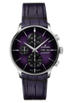 Junghans Meister Chronoscope Edition Purple with stainless steel case