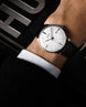 Junghans Meister Mega Solar with white dial, stainless steel case