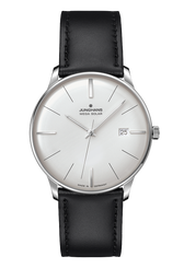 Junghans Meister Mega Solar with white dial, stainless steel case