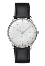 Junghans Meister Mega Solar with white dial, stainless steel case