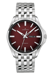 Junghans Meister S Automatic Red with stainless steel case