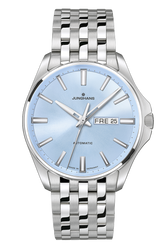 Junghans Meister S Automatic Blue with stainless steel case