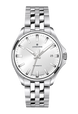 Junghans Meister S Automatic 36 with silver dial, stainless steel case