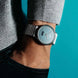 Junghans Milano Mega Solar with green dial, stainless steel case