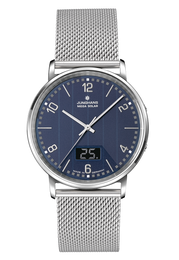 Junghans Milano Mega Solar Blue with stainless steel case