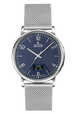 Junghans Milano Mega Solar Blue with stainless steel case