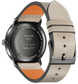 Junghans Max Bill MEGA Kleine Sekunde Edition 60 Watch with black dial, leather strap, steel pvd case