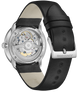 Junghans Meister Fein Automatic Signatur Watch with grey dial, leather strap, steel case