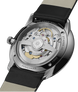 Junghans Meister Fein Automatic Signatur Watch with grey dial, leather strap, steel case
