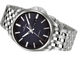 Junghans Meister S Automatic Watch with black dial, steel bracelet, steel case