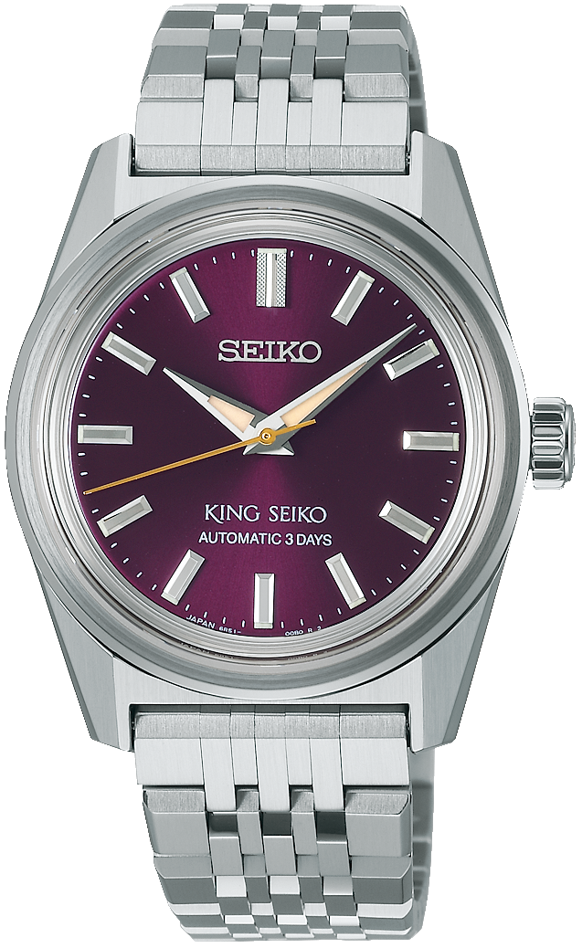 King Seiko KSK 6R in Preppy Burgundy Watch