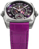 Cyrus Klepcys GMT Titanium Royal Purple Alligator Watch