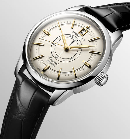 Longines Watch Conquest Heritage Silvered Opaline