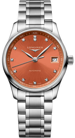 Longines Watch Master Collection Orange Ladies L2.357.4.08.6