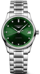 Longines Watch Master Collection Ladies Green L2.357.4.99.6