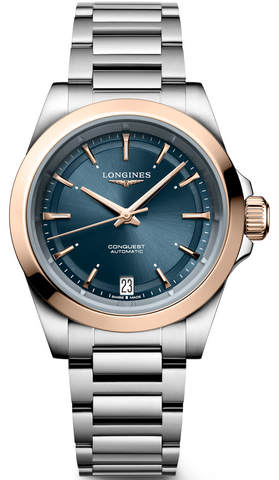 Longines Watch Conquest Pink Gold L3.430.5.92.6