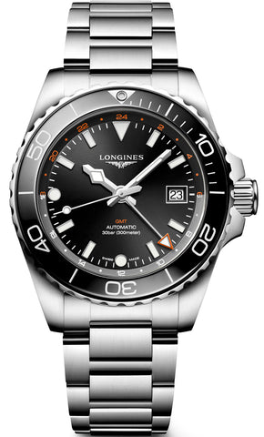 Longines Watch HydroConquest GMT Sunray Black L3.790.4.56.6
