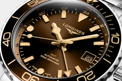 Longines Watch HydroConquest GMT Brown
