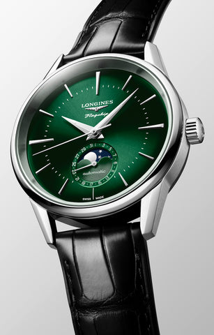 Longines Flagship Heritage Sunray Green Mens Watch